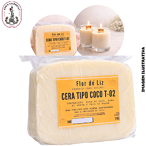 Cera de Coco 100% Vegetal - 1KG