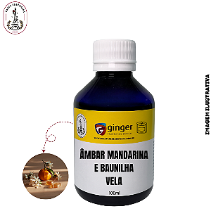 Essência para Vela Âmbar Mandarine e Baunilha Ginger - (100ml)