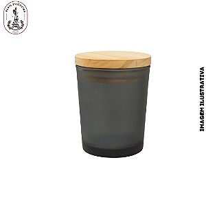 Pote de Vidro Para Vela 60ml Fumê - (un)