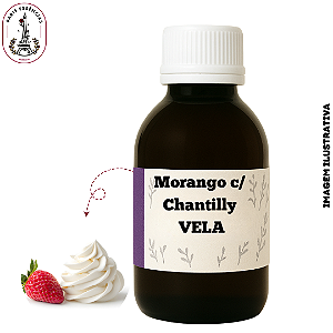 Essência para Vela Morango c/ Chantilly (100ml)