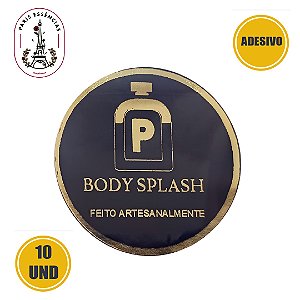 Etiqueta Adesiva Body Splash - Pacote com 10 Unidades