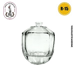 Vidro Perfume Turin Canelado 100ml (un)