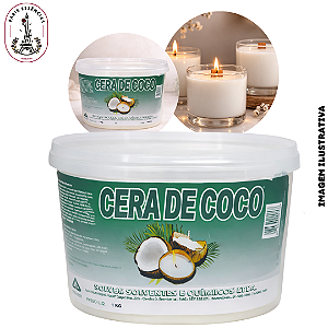Cera de Coco 100% Vegetal Solven - 1kg