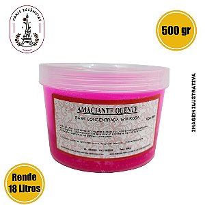Base para  Amaciante Concentrada Rosa 500gr (Un)