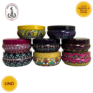 Lata Mandala 140ml 8,5x4cm - (un)