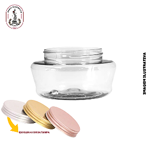 Pote p/ Cosméticos 150ml c/ Tampa Alumínio - (un)