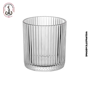 Copo p/Vela Grafiatto Cristal 320ml - (un)