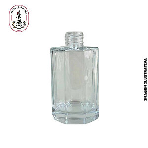 Frasco Vidro Redondo Sextavado 200ml Rosca.:28/410 - (un)