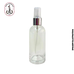 Vidro Gaudy 60ml c/Vávula Spray Prata - (un)