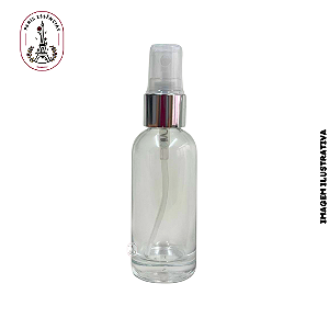Vidro Gaudy 30ml c/Vávula Spray Prata - (un)