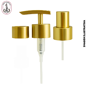 Kit Tampa Difusor, Saboneteira e Spray Ouro Fosco R.:28/410 - (un)