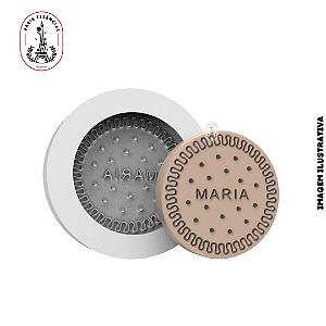 Molde de Silicone Bolacha Maria - (un)