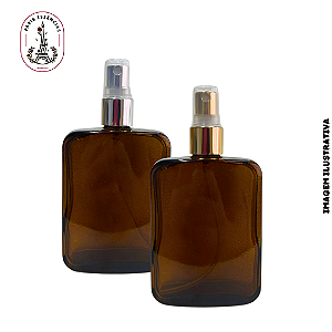 Vidro Conect 100ml Âmbar c/ Spray Luxo - (un)