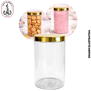 Pote Creme 1KG c/Tampa Plástica - (un)