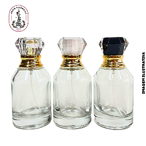 Porta Perfume 50ml c/ Tampa Luxo - (un)