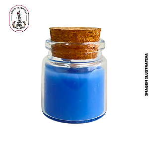 Mini Vela Perfumada Azul - (un)
