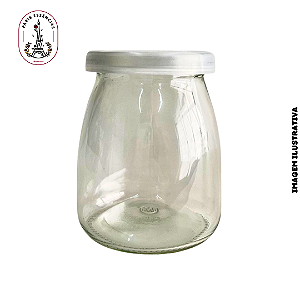Pote de Vidro com Tampa Plástica 200ml - (un)