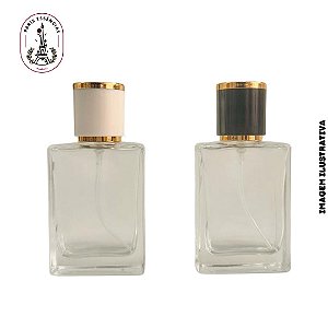 Porta Perfume de Vidro C/ tampa 30ml