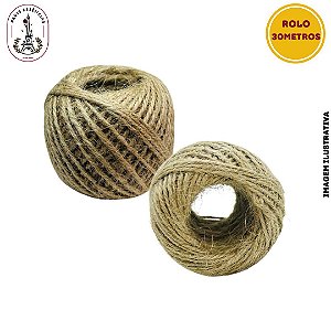 Cordão de Juta – Rolo com 30 metros (33g)