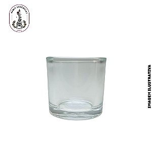 Castiçal de Vidro p/ Vela 100ml