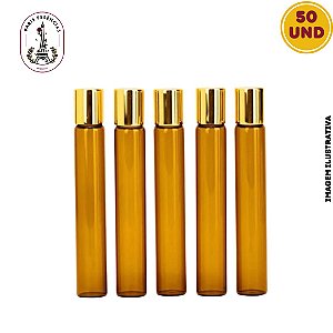 Kit 50 unidades de Vidro Roll-on 10ml GD