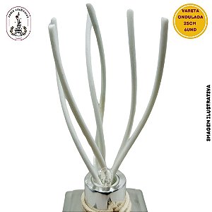 Varetas de Fibra Ondulada 25cm Branca – Kit com 6 Unidades
