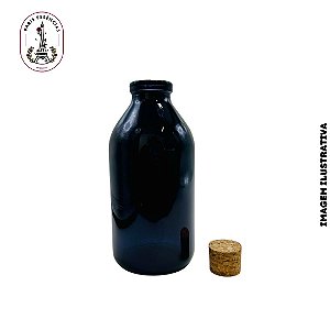 Vidro Penicilina Preto - 350ML