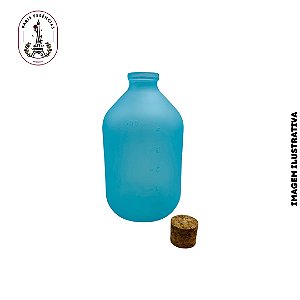 Vidro Penicilina Verde Água - 500ML