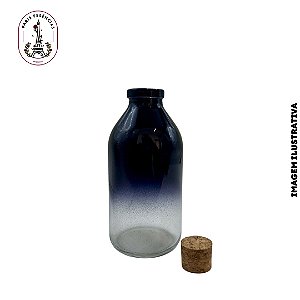 Vidro Penicilina Degrade Preto - 350ml