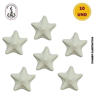Kit c/ 10 Sabonetes Formato Estrela do Mar