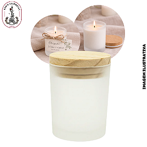 Copo Para Vela Fosco C/ Tampa - 60ML