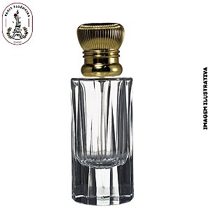 Porta Perfume de Vidro 50ml com Tampa Luxo