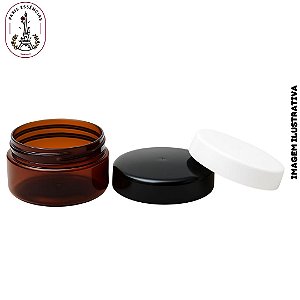 Pote p/ Cosmético 100ml - Cor Âmbar