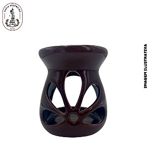 Difusor Aromático Flor Marrom Liso - (un)