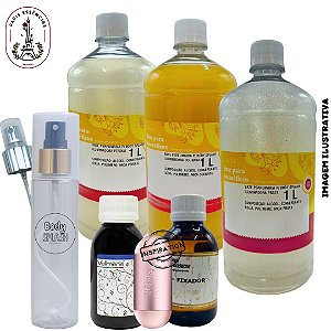 Kit Body Splash Corporal Iluminador - Limne