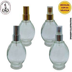 Frasco Vidro Bloom 100ml c/Válvula Spray