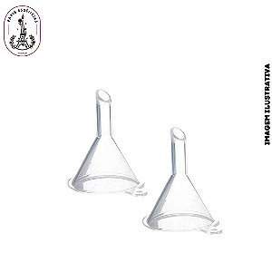 Kit Mini Funil Plástico - Natural 3mm - (5 un) ou (10 un)