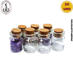 Vidro Penicilina Casquinha 03ml c/Rolha - (20 UND)