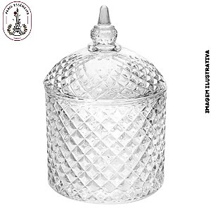 Potiche em Vidro Detalhes - 400ml