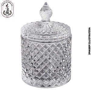 Bomboniere Potiche Cristal c/Tampa - 580ml