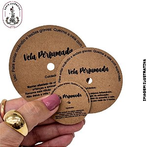 Selo de Proteção Para Vela - Pct c/ 10un