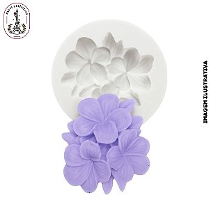 Molde De Silicone Buquê de Jasmim - 1 Cavidade