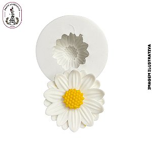 Molde De Silicone Vela Margarida Mod 04 - 1 Cavidade