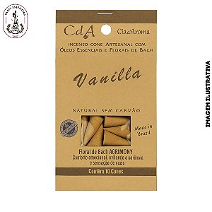 Incenso Cone Vanila  (10 CONES)
