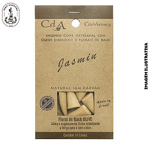 Incenso Cone Jasmim (10 CONES)