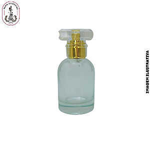 Vidro Porta Perfume Cristal c/ Tampa (T) - 30ml (un)