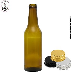 Garrafa Reciclado 400ml Tubaína Âmbar - (UN)