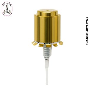 Válvula Easy Lock Dourada Cano Curto Rosca.:15 - (un)