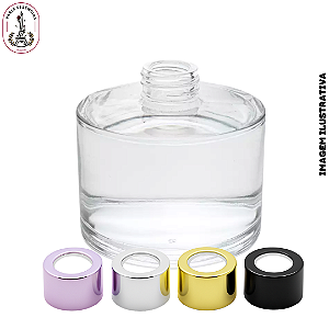 Vidro Picolo Cristal 220ml C/ Tampa Difusor