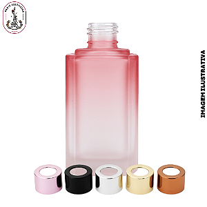 Vidro Apolo Sextavado 200ml Rosa Fosco